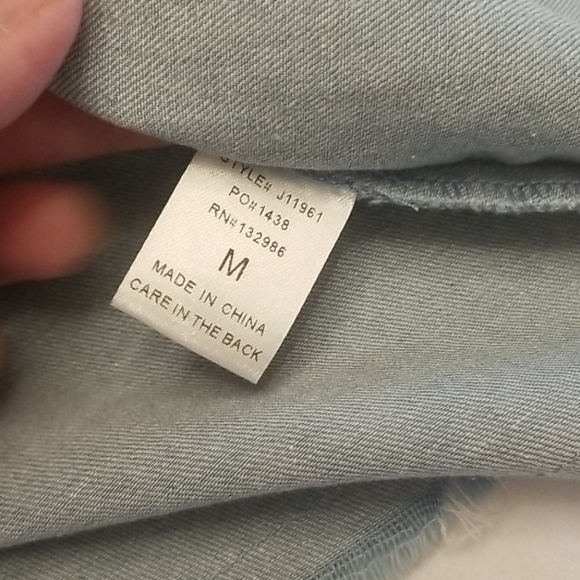 NWT Mittoshop chambray blouse size M - Picture 5 of 9